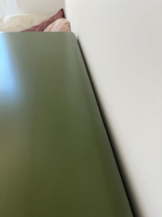 Aparador rectangular verde oliva 120x40cm