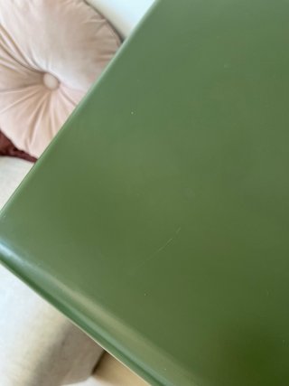 Aparador rectangular verde oliva 120x40cm