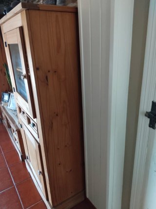 Mueble d madera  vitrina y cajones  SOLO HOY 45€ !
