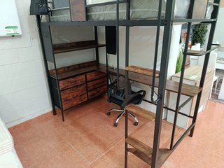 Litera Juvenil con Escritorio y Cajones