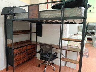 Litera Juvenil con Escritorio y Cajones