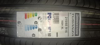 Neumático Bridgestone. Turanza 215/65 R16 102H XL