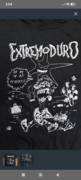 Camiseta Extremoduro Talla XS