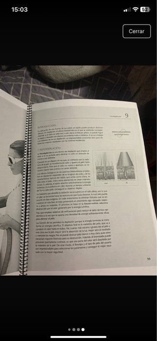 libro depilacion grafo superior estetica
