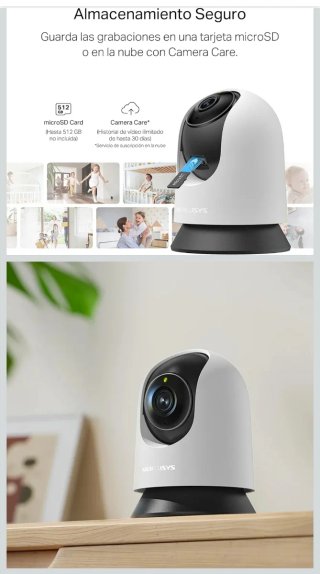 Cámara vigilancia wifi 2k nueva
