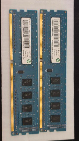 2x 4GB DDR3 RAM 1600MHz