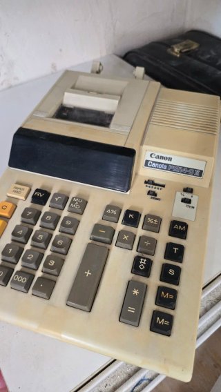 Calculadora Canon Canola P1214-DI Vintage
