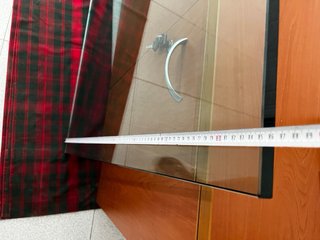 Superficie de mesa de cristal de 2cm grosor