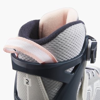 Patines Línea Niños Oxelo ajustable 4 tallas Fit 3 Gris