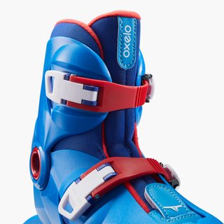 Patines Línea Niños Oxelo Ajustable 3 tallas Play 3 Azul