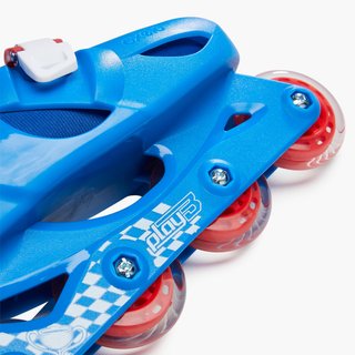 Patines Línea Niños Oxelo Ajustable 3 tallas Play 3 Azul