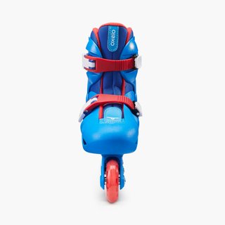 Patines Línea Niños Oxelo Ajustable 3 tallas Play 3 Azul