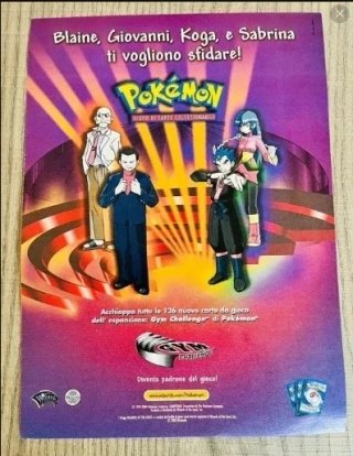 Locandina Pokémon 2000 Blaine Giovanni Koga