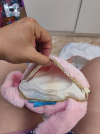 Bolsito Novia Stitch Rosa