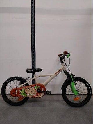 BICICLETA NIÑOS WILD DINO 900 16 PULGADAS MARRÓN VERDE