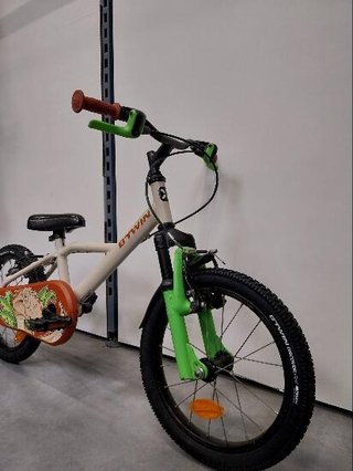 BICICLETA NIÑOS WILD DINO 900 16 PULGADAS MARRÓN VERDE