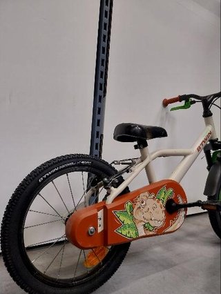 BICICLETA NIÑOS WILD DINO 900 16 PULGADAS MARRÓN VERDE