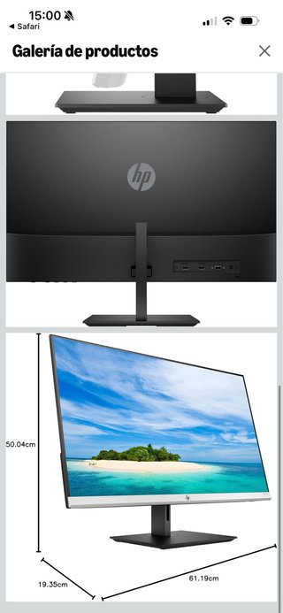 Conjunto de 2 Monitores HP 27fh FullHD 27 pulgadas