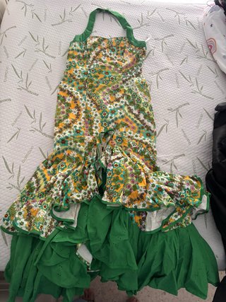 Vestido de flamenca estampado floral