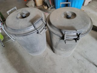 Contenedor 100l Plástico Gris