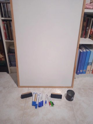 Pizarra Velleda + Rotuladores