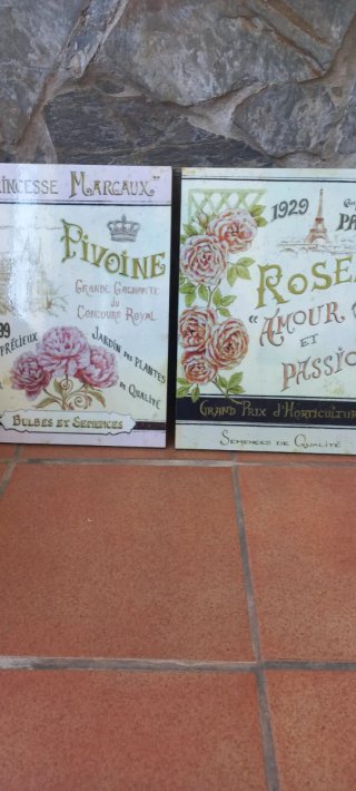 Set 2 Cuadros Princesse Margaux