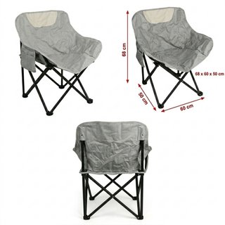 Pack 4 Sillas Plegables Camping / Playa 68x60x50cm