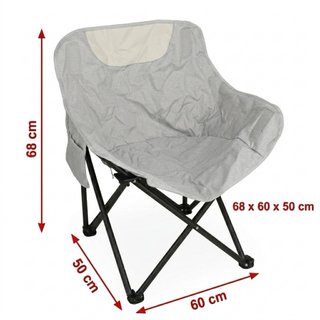 Pack 4 Sillas Plegables Camping / Playa 68x60x50cm