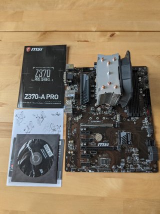 Placa Base MSI Z370-A PRO + Intel Core i5-8600K