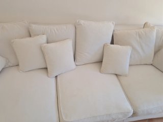 Divano componibile bianco