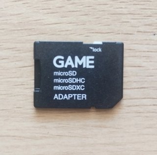 ADAPTADOR TARJETA SD GAME