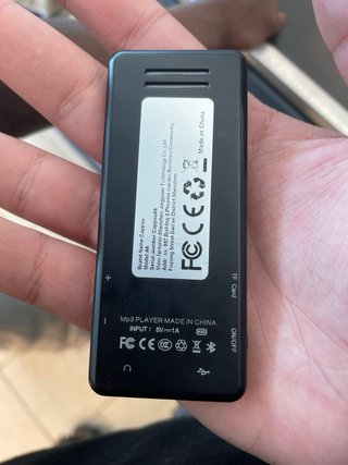 Reproductor MP3 Bluetooth Negro
