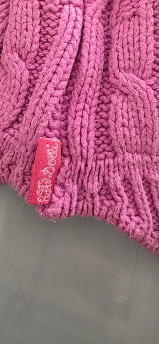 Set cappello e sciarpa rosa