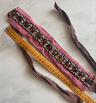 Fusciacca con strass Parrot rosa