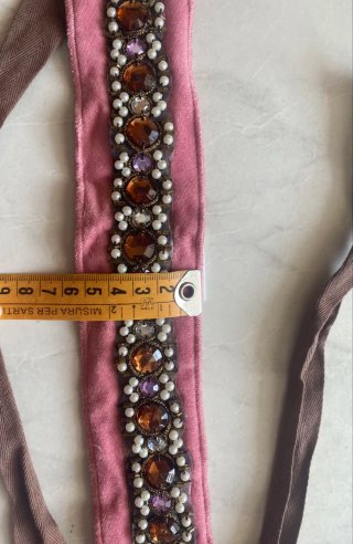 Fusciacca con strass Parrot rosa