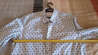 Camisa Devred Talla L Estampada Entallada
