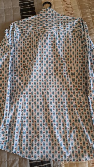 Camisa Devred Talla L Estampada Entallada