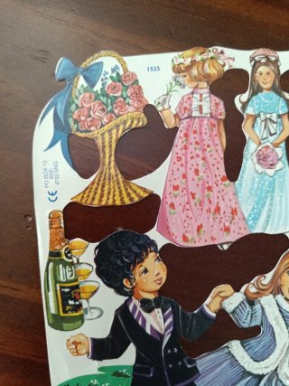 Lámina cromos troquelados