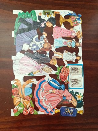 Lámina cromos troquelados