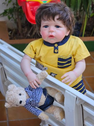 Reborn Niño 60cm con pequitas