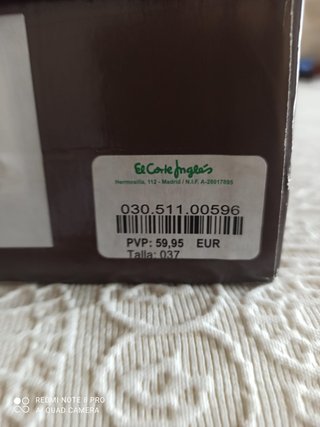 Zapatos de salón ZENDRA piel beige talla 37