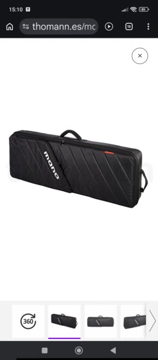 Funda Teclado Mono Cases Vertigo 61 Teclas