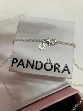 Collar Pandora charm Plata con Colgante Herradura