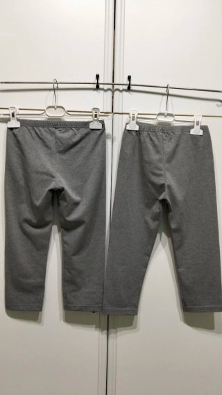 Lotto 2 leggings 3/4 bambina 11-12 anni