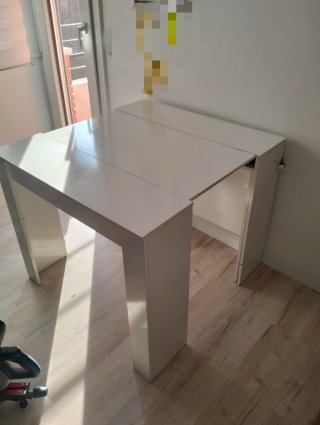 Mesa Extensible Blanca