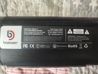 Barra de Sonido Bomaker Tapio III Negra