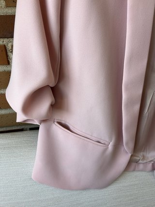Blazer Zara Rosa Palo Talla L