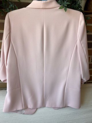 Blazer Zara Rosa Palo Talla L
