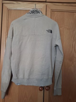 The North Face Sudadera Beige Media Cremallera