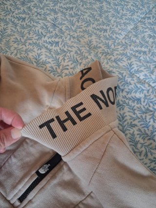 The North Face Sudadera Beige Media Cremallera